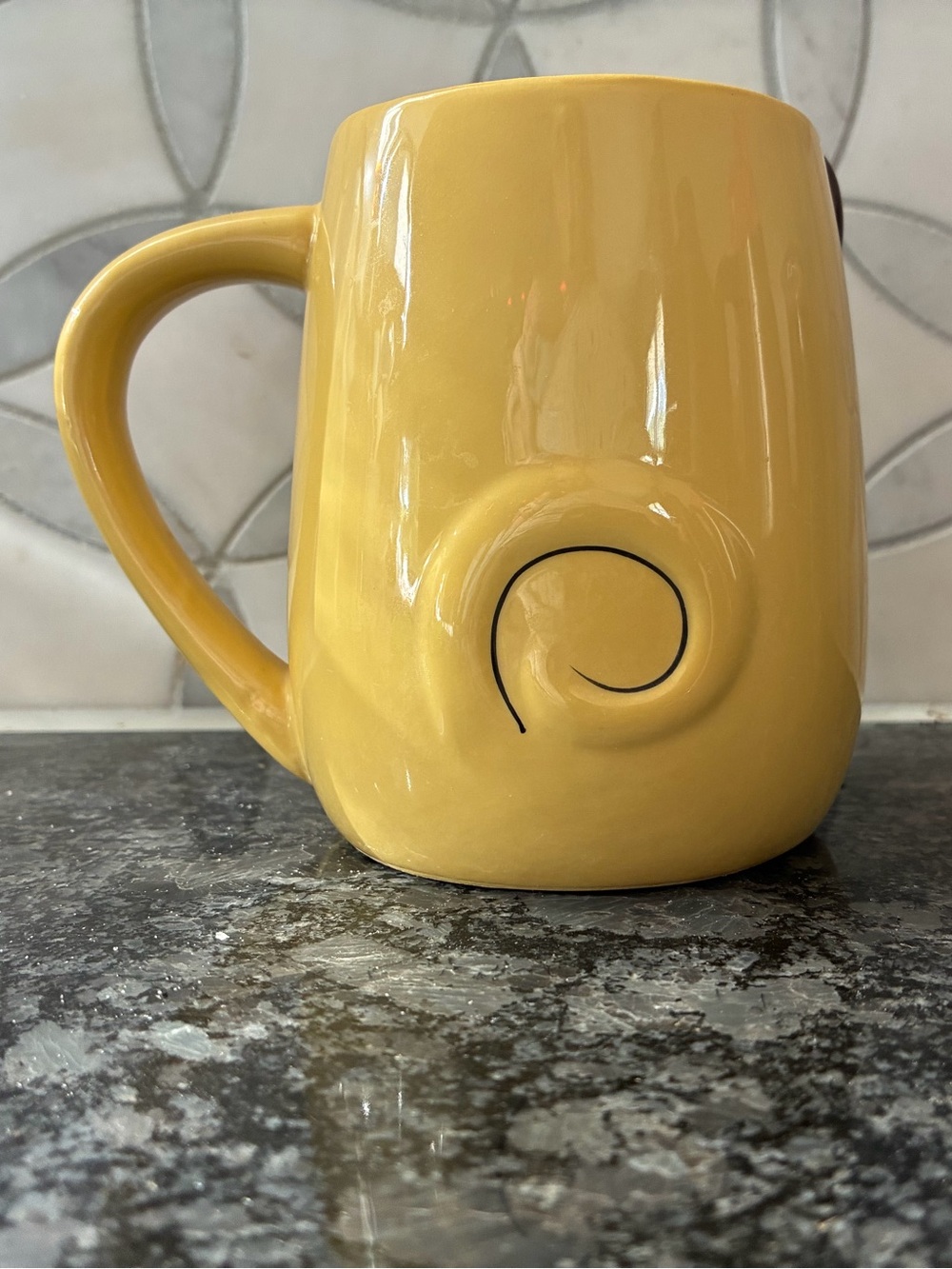Cute Yellow Pug Ceramic Dog Mug by - Picture 2 of 2